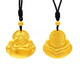 Fat Donglai's same style small golden Buddha pendant for women 2024 Vietnamese sand l gold Maitreya Buddha pendant golden big belly Tathagata Buddha Tathagata Buddha male small golden Buddha
