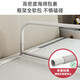 Yougeyi baby and child separate bed artifact bed anti-pressure partition baffle baby anti-falling bed mid-bed fence middle bed guardrail light gray 2 meters one-piece installation between beds, single-sided installation