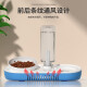 Mastiff Shaobao 15 cat bowl, dog bowl, cat water dispenser, automatic water dispenser + food bowl, cat rice bowl, pet supplies, double bowl feeder with filter, automatic water storage, double bowl Nordic powder
