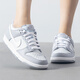 耐克（NIKE）休闲鞋女2025年夏季DUNK LOW减震低帮轻质透气运动鞋DH9765-001 DH9765-001/白色/灰/主推款 40
