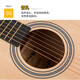 Weikasi Folk Guitare débutant acoustique Guitare Venre Pratique débutante Piano Guitare Étudiant pour hommes et femmes Instruments de musique de 38 pouces Couleur de journal + cadeau Recommandé pour les débutants]