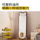 Santoburg full-body mirror floor-standing mirror new style princess style bear dressing mirror clothing store fitting mirror home wall-mounted mirror wooden full-body mirror-white [wall hanging style] 160*60-speed shipping