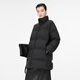 Jiangnan Buyi (jnby) [nahtlos nach unten] Der gleiche Stil wie 24 Winter Neues Produkt eigenständiger Down-Jacke für Frauen Einfacher mittlerer Länge 5oac12250 001/This Black L