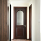 Chongqing Xiaoxiao Wooden Door New Chinese Style Retro Paint Changhong Glass Door Silent and Environmentally Friendly Solid Wood Composite Paint