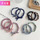Barberry 10 basic braid forest style simple temperament fresh hair tie rubber band hair rope knotted headband hair tie basic braid mixed color 5 pcs