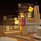 Zhenxi Valentine's Day Teacher's Day Birthday Gift for Women Practical School Opening Gift for Junior High School Students Night Light Pen Holder Tulip Pen Holder Night Light [Gift Bag]