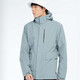 Versión coreana de Brelrmon de ropa a prueba de viento para mujeres y hombres, chaqueta de montañismo de esquí de tres en uno al aire libre HS12805 azul gris gris M