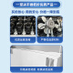 Meizhi Serie MEIZHI Freezer Comercial Gran capacidad Refrigerable de congelador completo y gabinete de exhibición de refrigerador doméstico de doble temperatura 698 Tipa de cobre de una sola temperatura inteligente