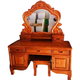 Yuewen Guangdong Foshan Indonesian rosewood all solid wood dressing table with stool Ming and Qing classical carving master bedroom dressing table other models solid wood dressing table + stool*1