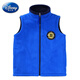 Disney (Disney) Ropa para niños Ventilador de vellón para niños Chaqueta de otoño Invierno de invierno Vestible de niños medianos Dos lados con chaleco de bebé Doble de color rojo oscuro de color rojo oscuro 150cm