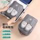 Yilu Travel Shoe Storage Bag Storage Bag Hanging Box Portable Portable Business Travel Storage Shoe Box Gray