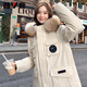 Yalu Short Down Jacket Women's 2025 New Fashion Parker Thickened Warm Large Fur Collar Hooded Autumn and Winter Jacket