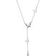 Liuguifu Jewelry Platinum Necklace Streaming Butterfly Shadow PT950 Platinum Chain Pendant Clavicle Chain PT0300021 3.90g