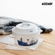 Moomin soup pot, retro medical stone particle ceramic stew casserole, large capacity, resistant to sudden cooling and sudden heating, for cooking soup and stew, dark sky blue 4.3L, resistant to sudden cooling and sudden heating, made in China