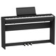 罗兰（Roland）电钢琴FP-30X家用初学专业考级演奏便携88键重锤键盘智能电子钢琴 FP30X黑色+木架三踏板+RH5礼包