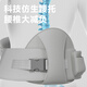 乐蒂宝贝婴儿背带腰凳科技护腰腰凳宝宝遛娃抱娃神器减震坐垫四季通用 护腰款-月影灰 科技护腰旗舰款