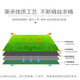 Kaosen imitation lawn carpet, artificial plastic mat, kindergarten football field green decoration, fake green plant, artificial green turf simulation, 1.5 cm adhesive-free engineering grass 50 square meters