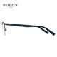 
BOLON Tyrannosaurus Glasses Optical Frame Business Eyebrow Frame Myopia Glasses Frame can be equipped with anti-blue light office matching degree BJ7375 B70-Shallow Gun/Mumbling Dark Blue Single Frame