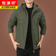 Hengyuanxiang brand men's jacket men's jacket autumn and winter plus velvet jacket men's winter casual clothes 2024 new men 9898 [Military green] removable hat-no additional price plus velvet 2XL 185Specifications (165Jin [Jin equals about 0.5 kg])
