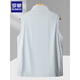 Romon Stand-up-Kragenweste 2024 neue Pferdesclips mit Sommerdünngeschäft Casual Weste Herrenkleidung, Marine Blue 180/XL [Empfohlen 140-155 Jin [Jin entspricht 0,5 kg]]