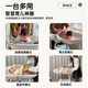Jingqi baby diapers table baby care table newborn diapers massage bathing multifunctional removable washing white [deluxe]
