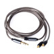 Earmax for MMCX Shure SE215PRO SE425 SE535 SE846 E5000 silver plated earphone cable gray direct plug-in and hanging cable control version