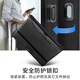Passport bag ID card bag RFID anti-theft multi-function passport clip overseas travel ticket clip black