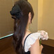 Two Worlds 2025 New Hepburn Clip High-end Bow Hair Clip Headwear Women's Back High-Quality Hair Clip Louis Star Language Clip
