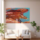 Karora Naruto mobile game poster wall sticker Uchiha Madara Obito Akatsuki organized dormitory bedroom self-adhesive painting FY(PP)1463 width 60cm-height 30cm