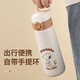 Snoopy Children's Thermos Cup 316 из нержавеющей стали мужской и женской школы для учащихся водяной чашка на открытом воздухе Портативная ручка чашка для детского сада детская чашка с большим мощностью 500 мл 7031 Космический синий