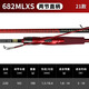 Daiwa 21 NUEVA Salamandura Salamander Coda de señuelo Coda de pesca Varilla de pesca ligera de alto carbono 2.03 metros 682mlx Manejo recto Dos secciones