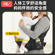 纽贝乐（NewBealer）婴儿背带腰凳新生儿横抱式抱娃神器小月龄宝宝前后两用多功能抱托 洛可可粉：双肩横抱，出生就能用