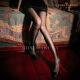 Jiabai Dao Luoying 7371 Aurora Series, Glossy Polka Dot Style, High-Dense Silky Sexy Stockings, Skin Tone, Crotch Closed 7371