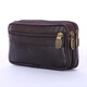 Dixing (DIXING) new 7-inch waist bag men's mobile phone bag cowhide belt elderly coin purse mobile phone bag hanging waist bag construction site work cowhide 7-inch double layer