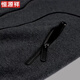 Hengyuanxiang 2025 Spring- und Herbstdünn-Strickjacke mit Wolljacke für Männer mittleren Alters Strickpullover für Männer ET601 GRAU M 165