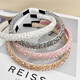 Tang Funi headband women's high-end going out headwear headband girls children's rhinestone headband face wash headband headband women 2024 new style champagne color