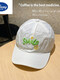 Children's hats baseball caps spring and autumn baby caps trendy boys and girls summer fashion sun protection hats white
