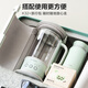 Buydeem glue-free health kettle electric kettle mini health cup office insulated electric kettle tea maker K32 oatmeal white (excluding extraction basket)