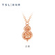 Xie Ruilin (TSL) 18K gold necklace lucky guardian gourd color gold clavicle chain BD537-BD538 BD537-gourd