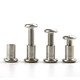 XMSJ Nickel Grande tête plate à verrouillage croix à verrouillage Plywood Strip à pointes Meubles Buts Butt Vis M6M8 6 * 3520