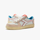 Diadora Diadona Women's Shoes Zapatos de baloncesto Classel Lavado de piedra Viejas zapatillas Retro Board Zapatos Mágicos White/Rose Pink/C9866 38
