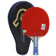 
729 Table Tennis racket horizontally long handle 3 stars Friendship Jin Sanxing Bingbing racket single shot double-sided reverse glue