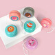 Hua Min Youyou Ball 6 Packing Children's Wooden Slips Ball Ball Board Nostalgic Toys Boy Girls, Children's Birthday Gift Wood Leo Ball 6
