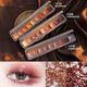 Huaji ins super hot nine-color eye shadow small plate lazy portable glitter pearlescent affordable student earth-color beauty tool 1009-1 fingertip eye shadow 1 piece