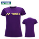 YONEX尤尼克斯羽毛球服短袖运动T恤速干衣服yy团购队服 115179 多色 品蓝女款215179-683 L