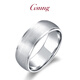 GsunG platinum ring for men PT950 new matte brushed curved ring, fashionable and elegant platinum ring for men and women. Priced by gram. Contact before bidding.