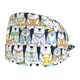 Juichan Pan Hat, mode à l'épreuve des cheveux Pure Coton Bag Toe chirurgical Chapeau, Chapeau infirmière mignon 12222