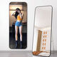 Ximofang Ganzkörper bodenhaftes Mirror Internet Celebrity Girl Home Probe Dressing Mirror Student Schlafsaal mit 20*20 Paste Single Anwendungsfreier rechts-HD