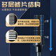 白雪（snowhite）PVR-155直液式走珠笔红笔子弹型学生办公签字笔教师批改巨能写0.5mm红色12支/盒
