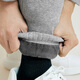 Jack Jones (JACK/JONES) men's autumn and winter plus velvet pants men's casual sports pants loose sweatpants warm trendy steel stamp trousers thick style light flower gray GH1 175/80A/MR